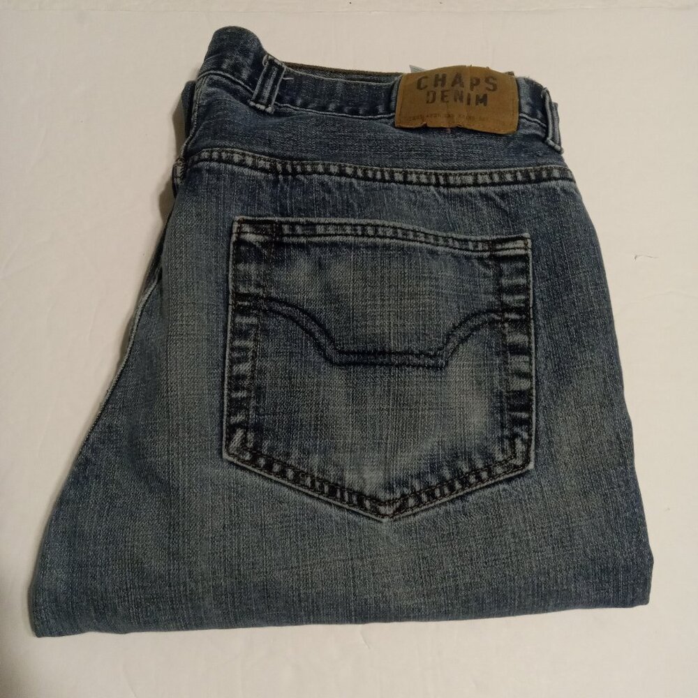 Chaps Men's Straight Fit Denim Jeans